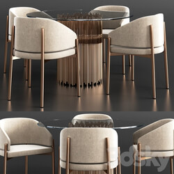 Table Chair PORRO Dinning Set 