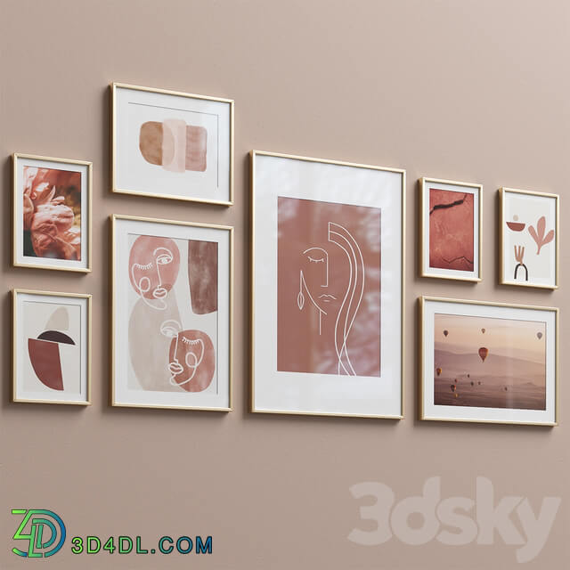 Interior Picture Frames Set 13