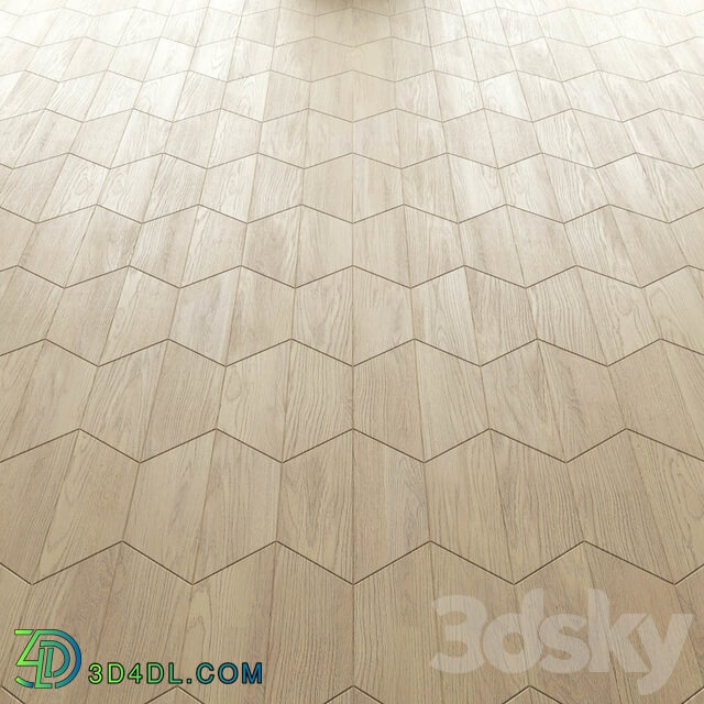 Wood tile from Finex Arezzo DIAMONDUV OIL