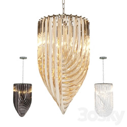 Pendant lamp Murano Eichholtz Pendant light 3D Models 