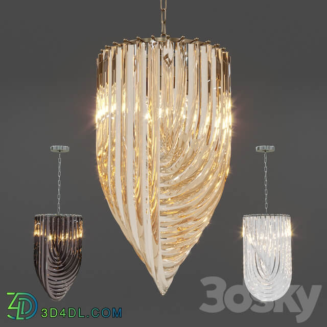 Pendant lamp Murano Eichholtz Pendant light 3D Models