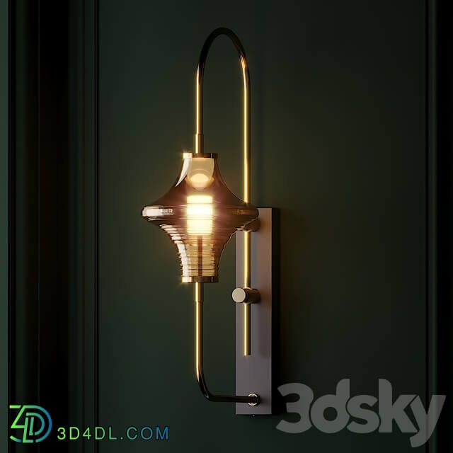 Caymon Wall Sconce by Jaisons Emporio