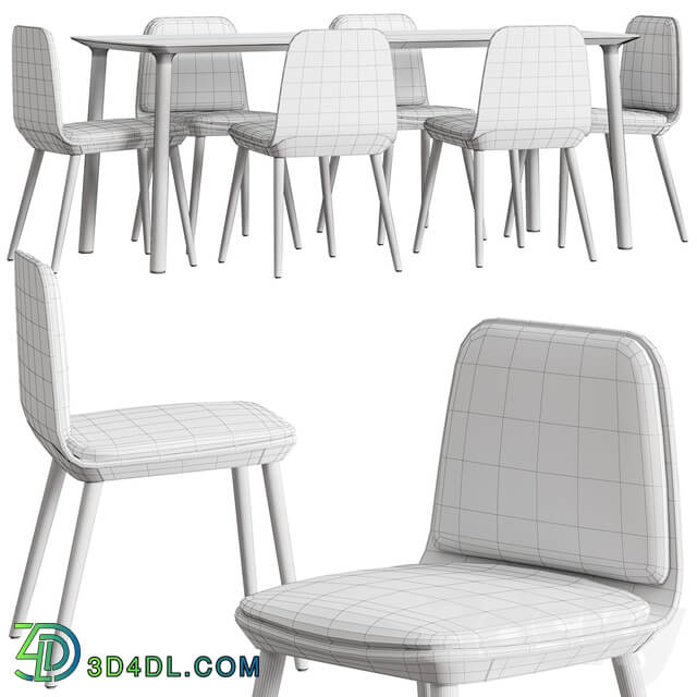 Table Chair Bisell Treku 2 Pad Chair and Roll Table Dining Set