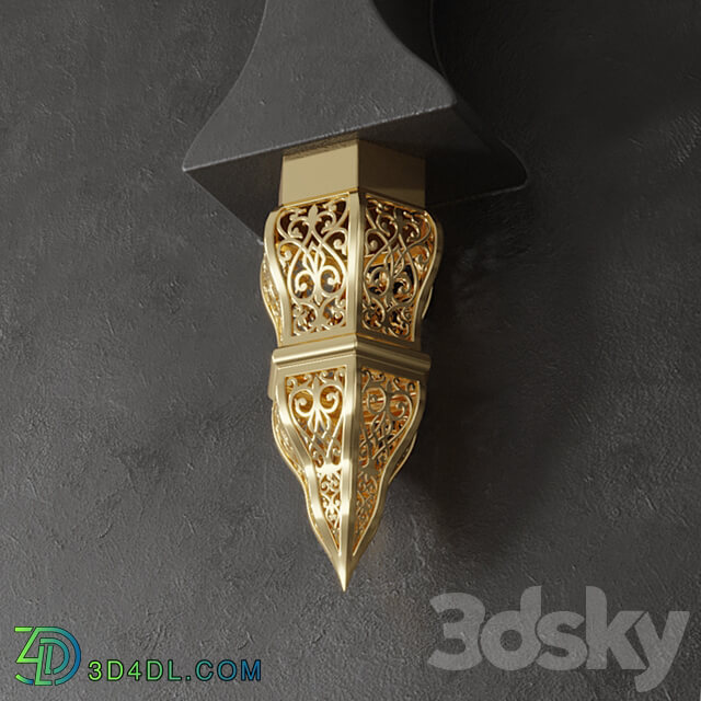 Arabic Fireplace 3D model