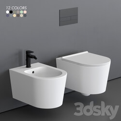 Alice Ceramica Form Wall Hung WC 