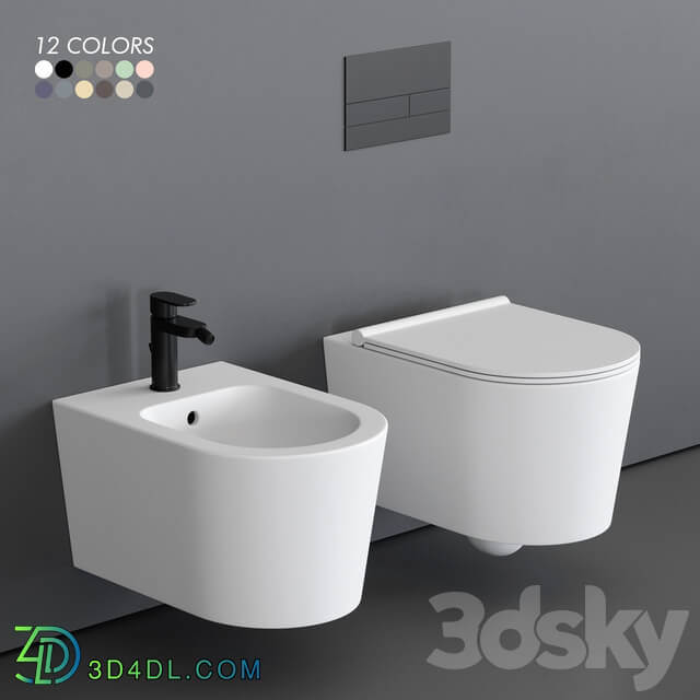 Alice Ceramica Form Wall Hung WC