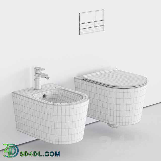 Alice Ceramica Form Wall Hung WC