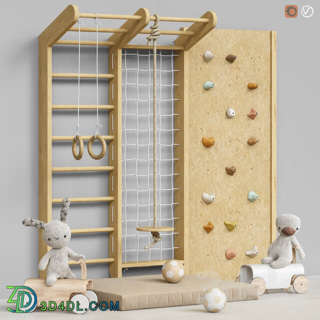 Toys and furniture set 73 Miscellaneous 3D Models