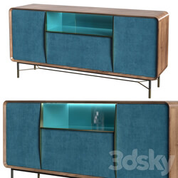 Sideboard Chest of drawer Ulivi Salotti Chantal Blue Sideboard 