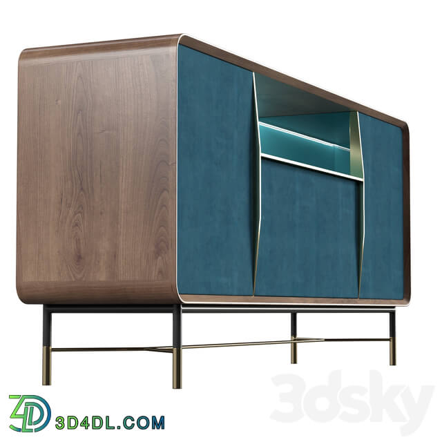 Sideboard Chest of drawer Ulivi Salotti Chantal Blue Sideboard