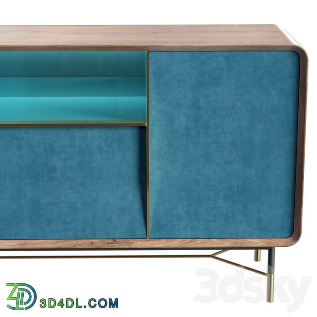 Sideboard Chest of drawer Ulivi Salotti Chantal Blue Sideboard