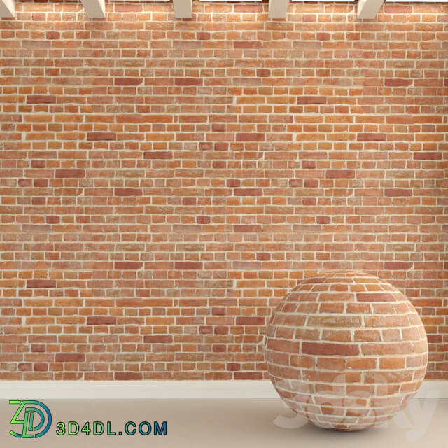 Stone Brick wall. Old brick. 128