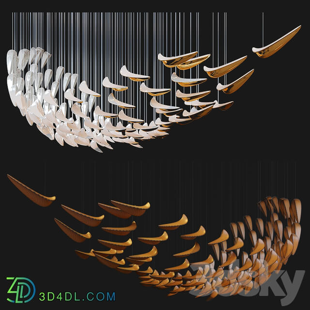 Chandelier Light Vargov Pendant light 3D Models