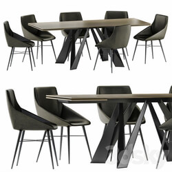 Table Chair Seltz chair and CIGALE Roche Bobois 