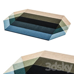 Kilim Diamond Rug by Gan 