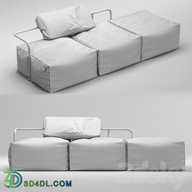 Daybed leather sofa