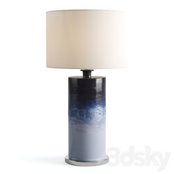 John Richard Deep sea Indigo Table Lamp 