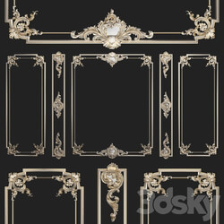 Plaster decorative frame 2 