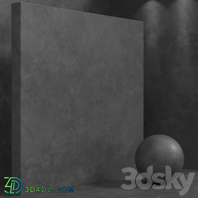 Miscellaneous Material seamless plaster concrete metal set 160