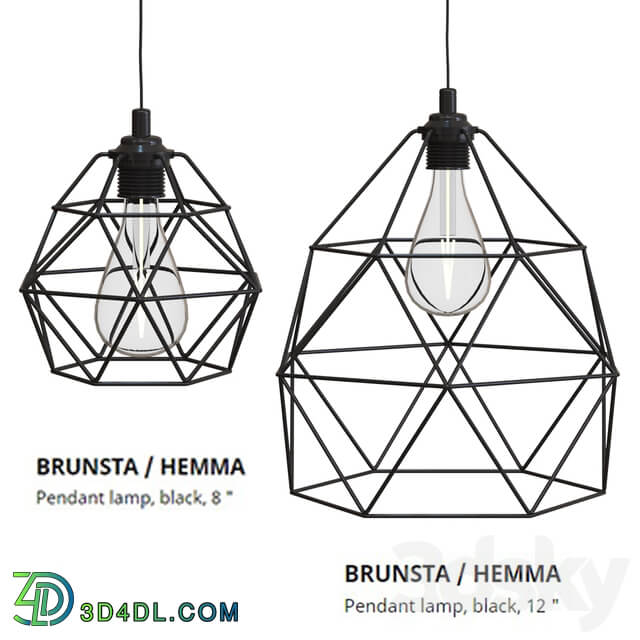 IKEA BRUNSTA Pendant light 3D Models