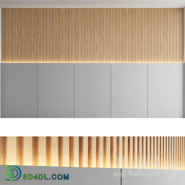 Decorative wall panel set 18