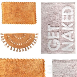 Set of bath mats from Urban Outfitters 