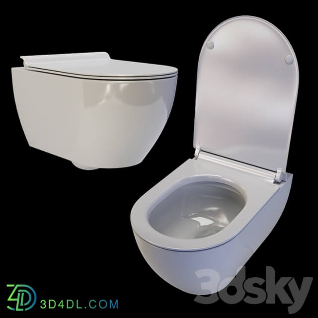 Wall hung toilet GSI Pura 8815 11 