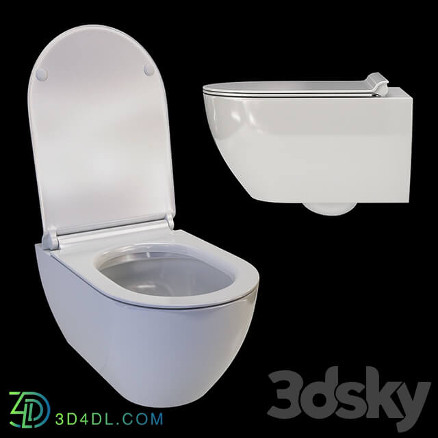 Wall hung toilet GSI Pura 8815 11 