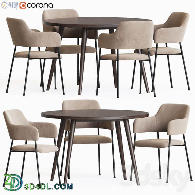 Table Chair Dining Set 66