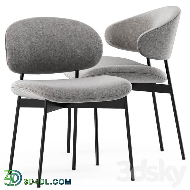 Table Chair TOSH TABLE and LUZ CHAIR by more