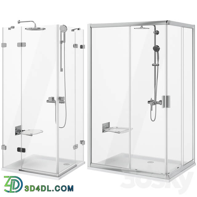 Shower set Ravak and Radaway set 88