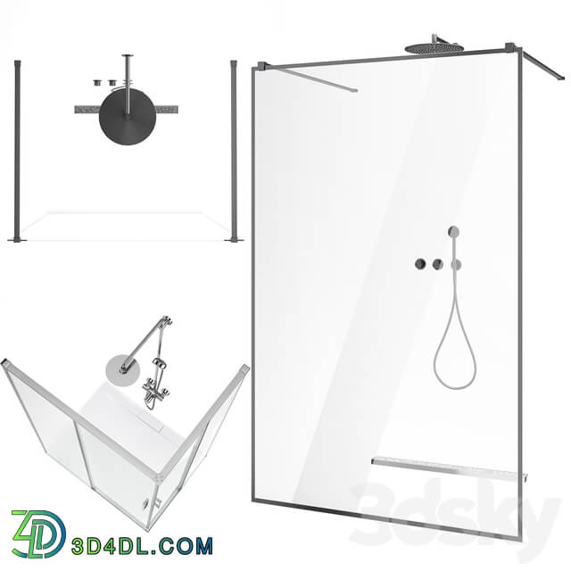 Shower set Ravak and Radaway set 88