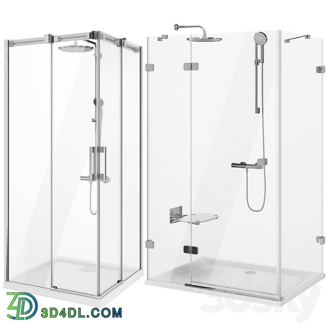 Set of shower cabins Ravak and Radaway set 89