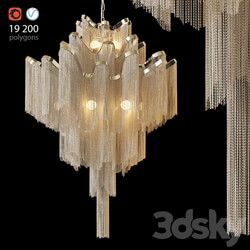 Pendant light Pendant lamp Ava Chain Atlantis Chandelier 