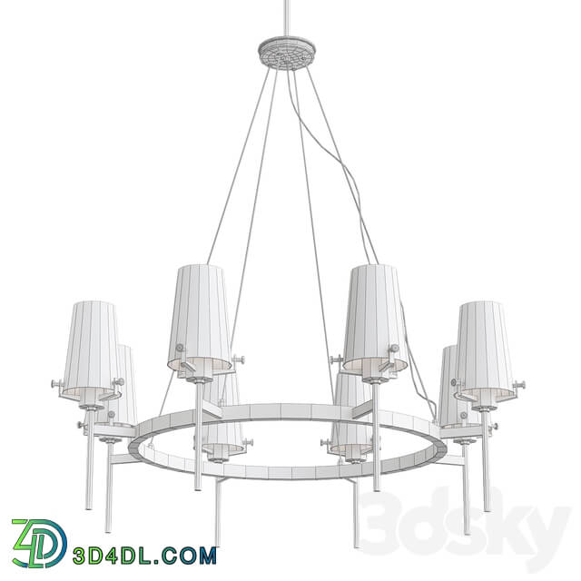 Pendant light Alton Chrome 8 Light Chandelier by Kichler