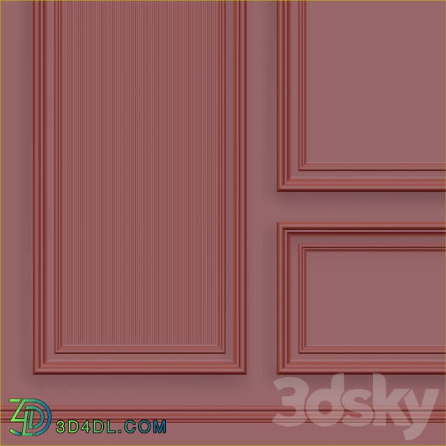 Stone Decorative plaster with molding 42