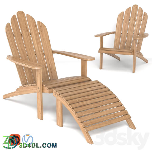 Garden chair deck chair