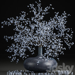 Bouquet 95. Branches berries. Branches berries vase natural decor blueberries blueberries decorative interior 3D Models 