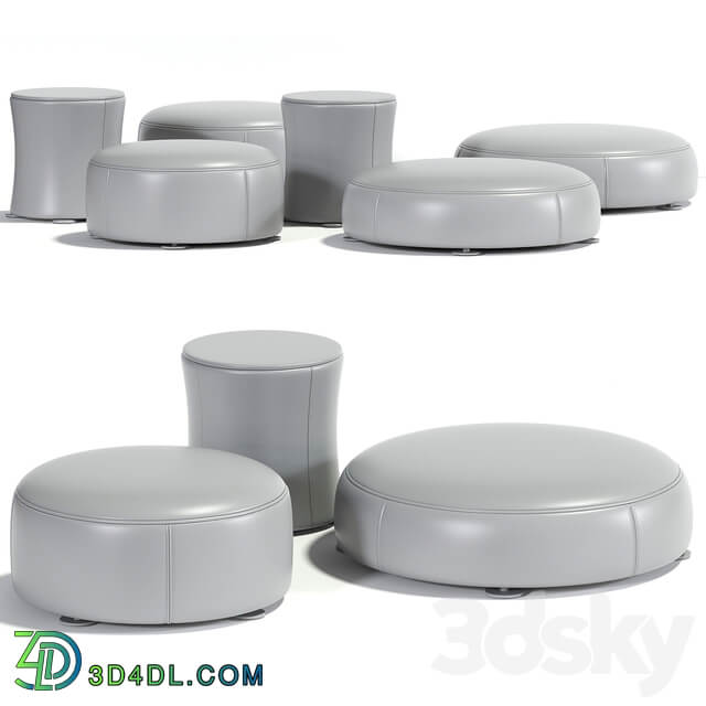 Davis pouf set minotti