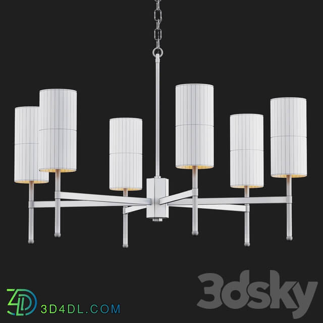 Pendant light Tigermoth lighting Stem chandelier with silk