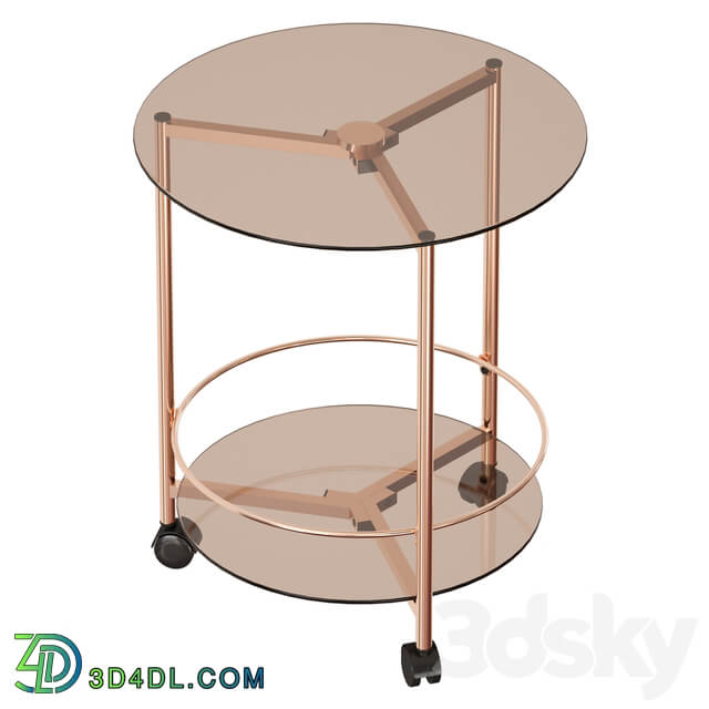 GIBSON ROLLING END TABLE 3D Models