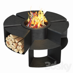 Barbecue and grill Modern Outdoor Fire Pits 