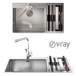 FRANKE SINK AND FAUCET 1 