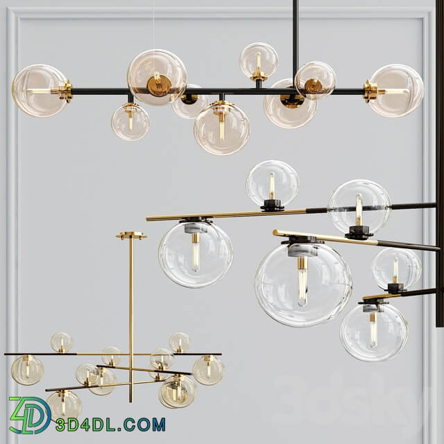 Domingo and Domingo Long Pendant light 3D Models