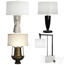 Arteriors 4 table lamps 
