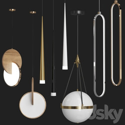 4 Pendants by Lampatron Pendant light 3D Models 