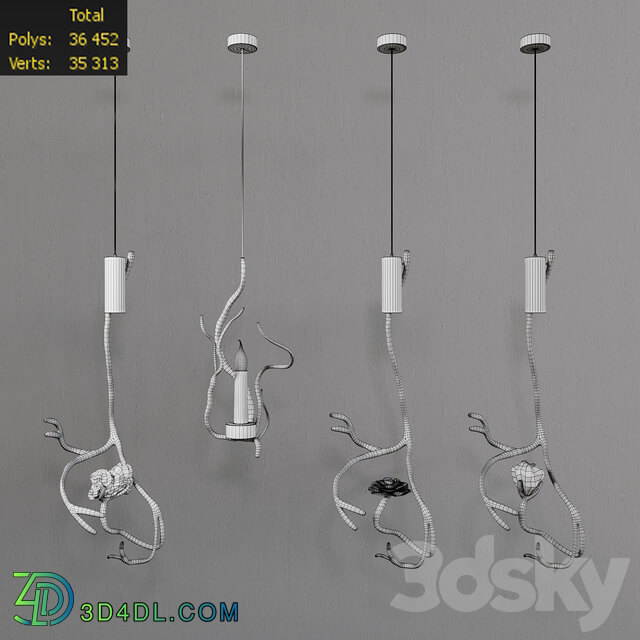 Orpheus Pendant light 3D Models