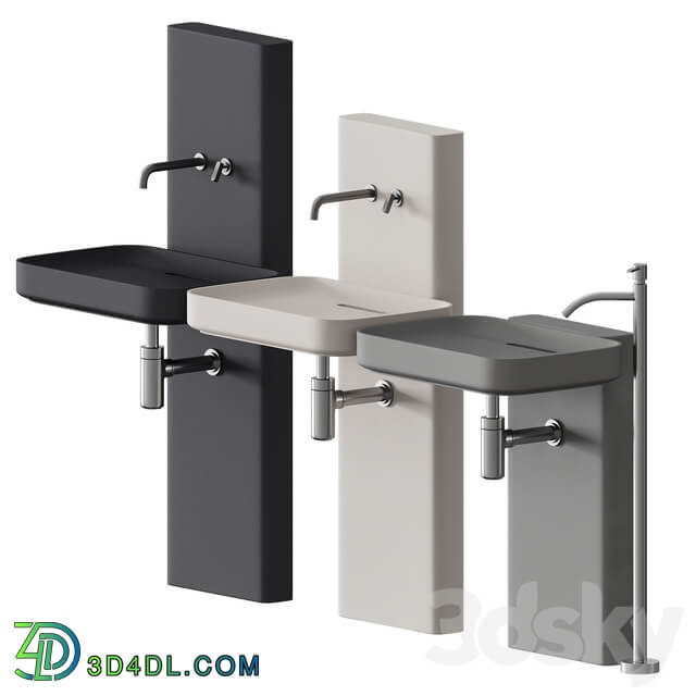 Agape Petra Pedestal Washbasin