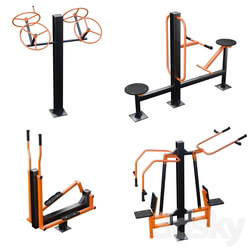 Street fitness equipment 01 