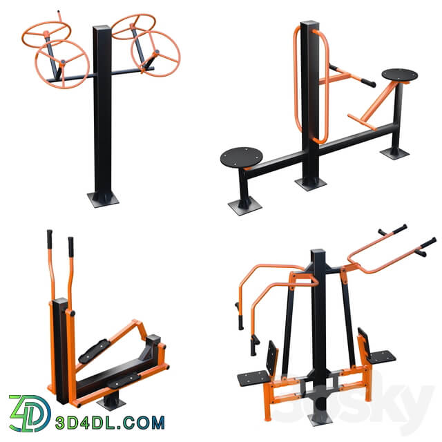 Street fitness equipment 01